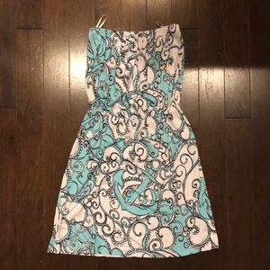 Lilly Pulitzer size S strapless dress